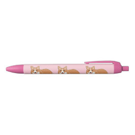 Corgi Dogs Pink Pens Zwarte Inkt Pen