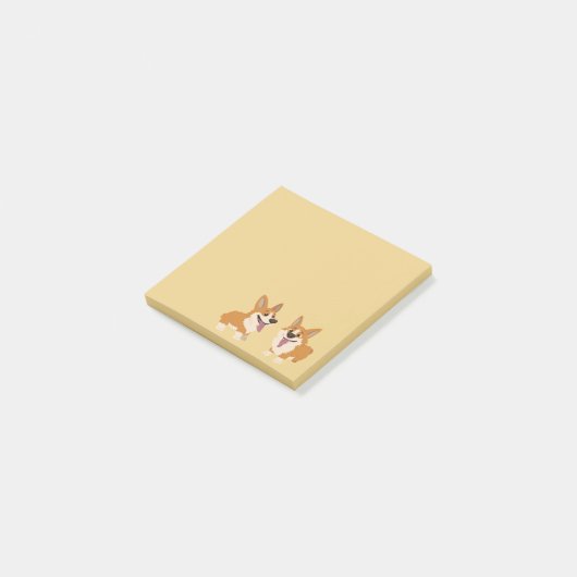 Corgi Dogs Post-it® Notes (Schuin)