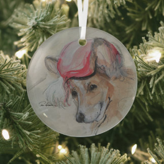 Corgi door Hevener Glas Ornament