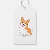 Corgi Drawing Cadeaulabel (Voorkant)