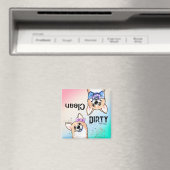 Corgi duo Clean Dirty Vaatwasser Magneet (Insitu (Vaatwasser))