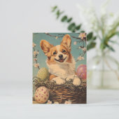 Corgi  Easter Briefkaart (Staand voorkant)