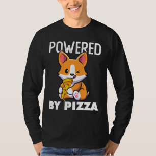Corgi Eating Pizza Funny Corgi Pizza 88 T-shirt