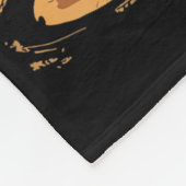 Corgi Eating Ramen Fleece Deken (Hoek)