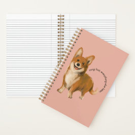 'Corgi eerst, alles later.' Corgi liefhebber  Notitieboek