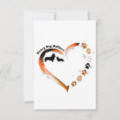 Corgi Elke hond doet ertoe Hart Hond Paws Bedankkaart (Voorkant)