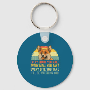Corgi Elke Snack Die Je Maakt Zal Ik Kijken Hond Sleutelhanger