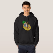 Corgi en ananassool hoodie (Voorkant volledig)