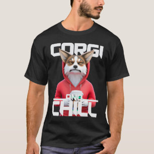 Corgi En Chillen Tijdens KoffiePauze T-shirt