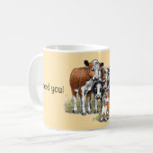 Corgi en de Koeien Koffiemok (Voorkant links)