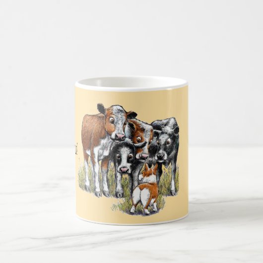Corgi en de Koeien Koffiemok (Center)