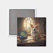 Corgi en Muis Magneet (Voorkant / Achterkant)