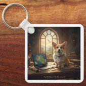 Corgi en Muis Sleutelhanger (Voorkant)