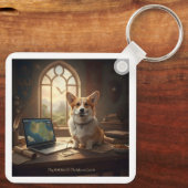 Corgi en Muis Sleutelhanger (Achterkant)