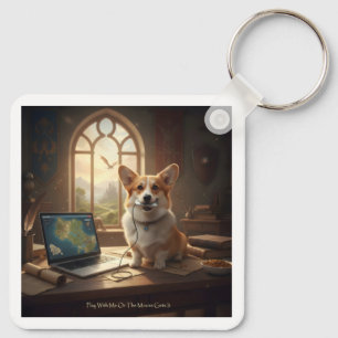 Corgi en Muis Sleutelhanger