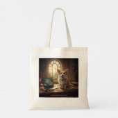 Corgi en Muis Tote Bag (Achterkant)