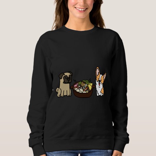Corgi en Pug Hotpot Trui (Voorkant)