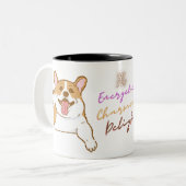 Corgi: Energiek, Charmers, Verrukking Mok (Voorkant links)