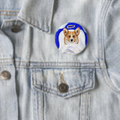 Corgi Engel Ronde Button 5,7 Cm (In situ)