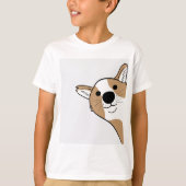Corgi Face T-shirt (Voorkant)