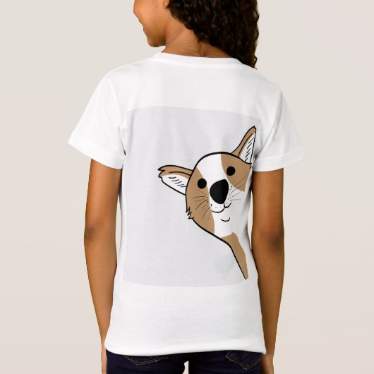 Corgi Face T-shirt (Achterkant)