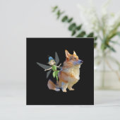 Corgi & Fairy - Funny Pembroke Welsh Corgi Kaart (Staand voorkant)