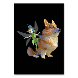 Corgi & Fairy - Funny Pembroke Welsh Corgi Kaart