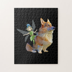 Corgi & Fairy - Funny Pembroke Welsh Corgi Legpuzzel