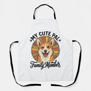Corgi Familie Shirt Vintage Huisdierliefhebber Des Schort