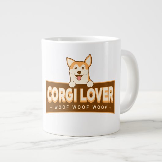CORGI FAN GROTE KOFFIEKOP (Voorkant rechts)