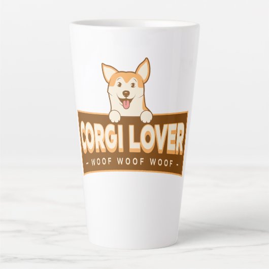 CORGI FAN LATTE MOK (Voorkant)
