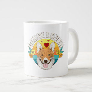 CORGI FANAAT regenboog Grote Koffiekop