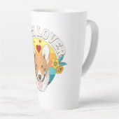 CORGI FANAAT regenboog Latte Mok (Rechterhoek)