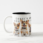 Corgi Fans Tweekleurige Koffiemok (Links)