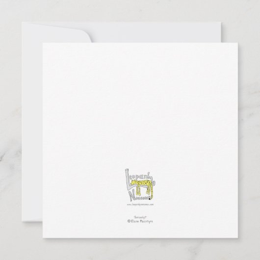 Corgi flat-kerstkaart kaart (Achterkant)