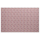 Corgi floral fabric - paars stof (Fat Quarter)