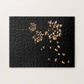 Corgi Flower Fly Dandelion Cute Hondenliefhebber Legpuzzel (Horizontaal)