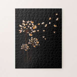 Corgi Flower Fly Dandelion Cute Hondenliefhebber Legpuzzel