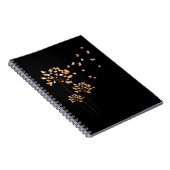 Corgi Flower Fly Dandelion Cute Hondenliefhebber Notitieboek (Rechterzijde)