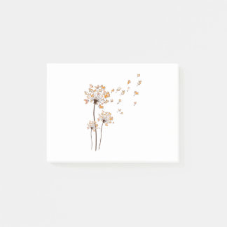 Corgi Flower Fly Dandelion Cute Hondenliefhebber Post-it® Notes