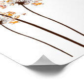 Corgi Flower Fly Dandelion Shirt Cute Hondenliefhe Poster (Hoek)