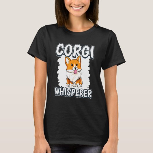Corgi Fluisteraar Corgi T-shirt (Voorkant)