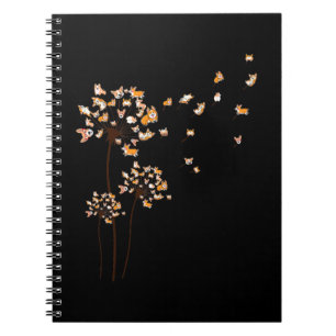 Corgi Fly Dandelion Cute Hondenliefhebber Notitieboek