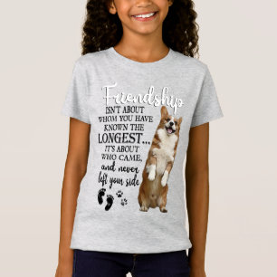 Corgi Friendship gaat niet over wie je kent T-shirt