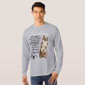 Corgi Friendship gaat niet over wie je kent T-shirt (Voorkant volledig)