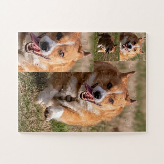 Corgi Fun Kinderen Legpuzzel (Horizontaal)