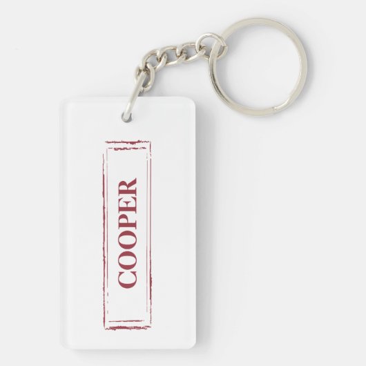 Corgi Funny kersthond met boom Sleutelhanger (achterkant)