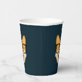 Corgi Funny Papieren Bekers (Rechts)