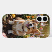 Corgi Garden Fun Case-Mate iPhone Case (Achterkant (horizontaal))