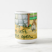 Corgi ""Gate Open" Regelmatige Mok (Center)